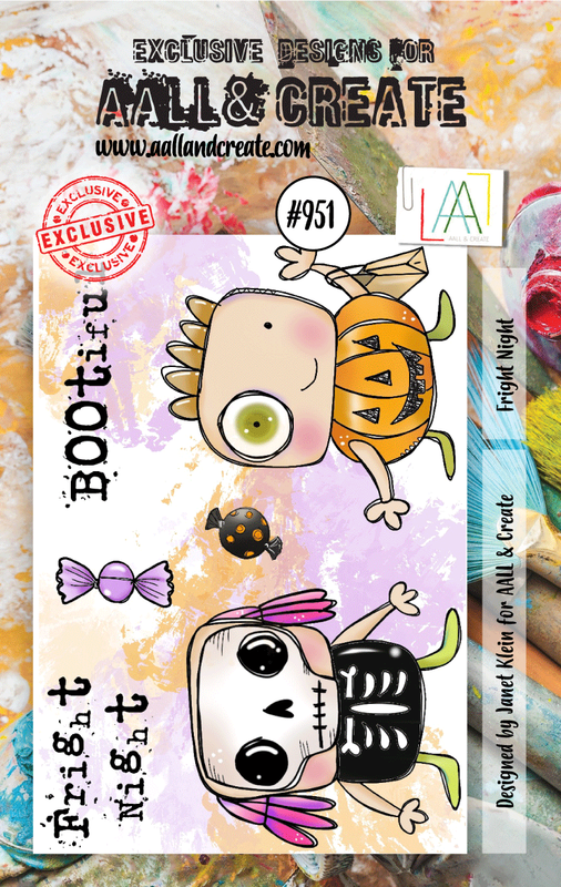 AALL and Create #951 - A7 Stamp Set - Fright Night
