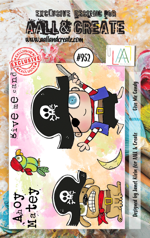AALL and Create #952 - A7 Stamp Set - Give Me Candy