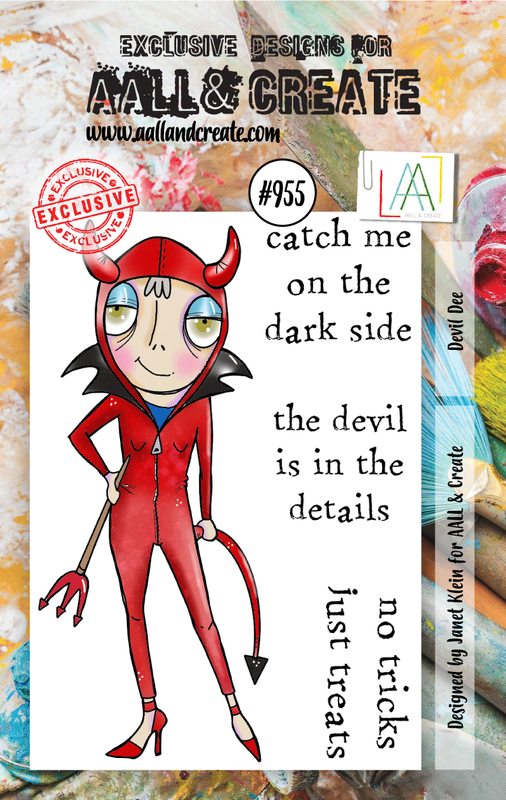 AALL and Create #955 - A7 Stamp Set - Devil Dee