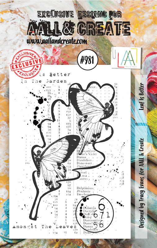 AALL and Create A7 Stamp Set - #981 - Leaf Is Better