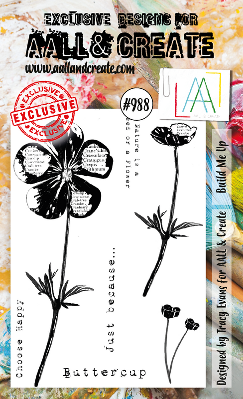 AALL and Create A6 Stamp Set - #988 - Build Me Up