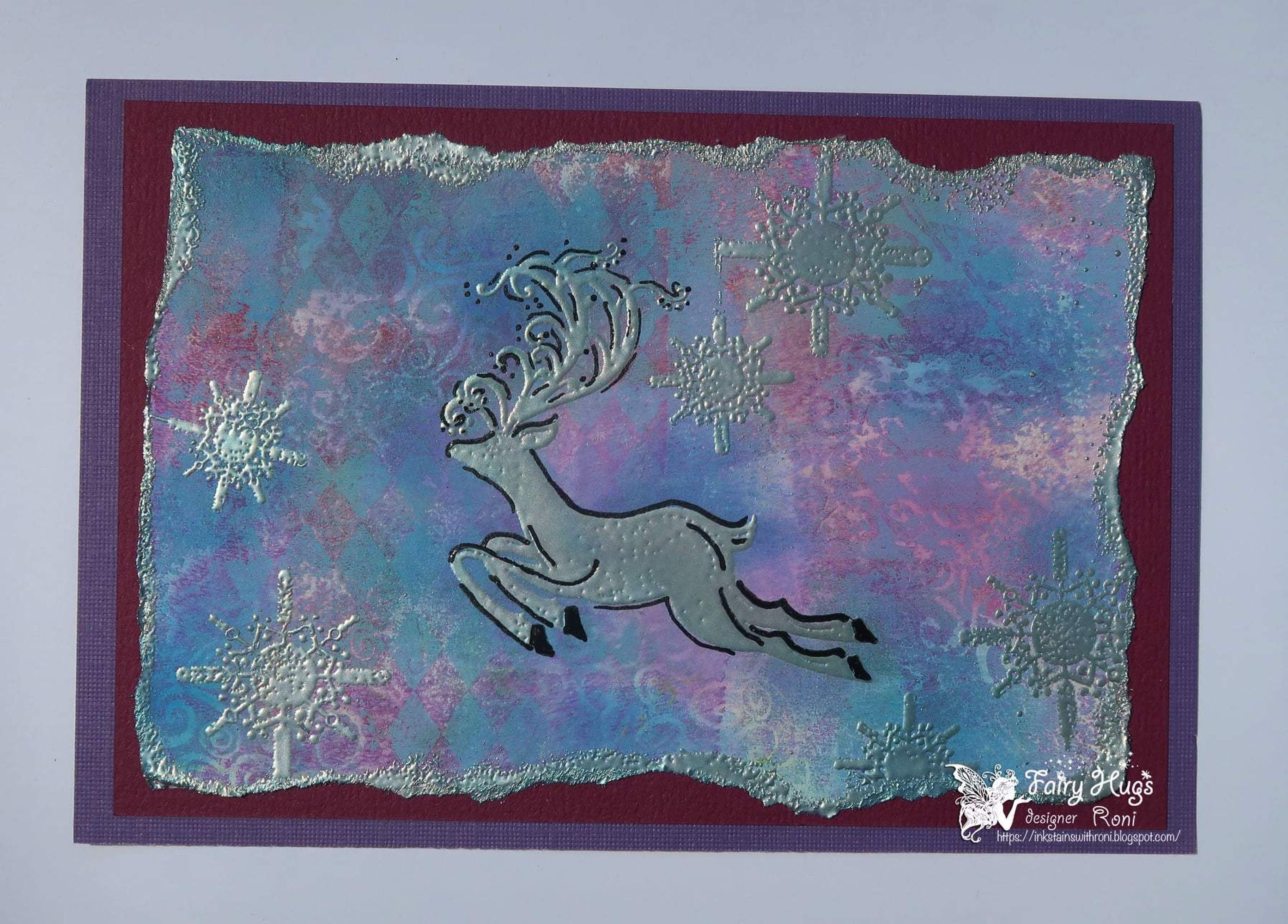 Fairy Hugs Stamps - Leaping Reindeer