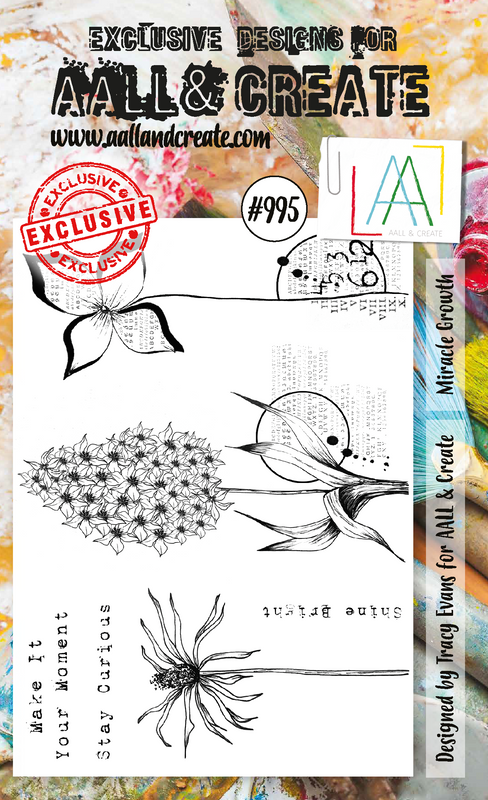 AALL and Create #995 - A6 Stamp Set - Miracle Growth