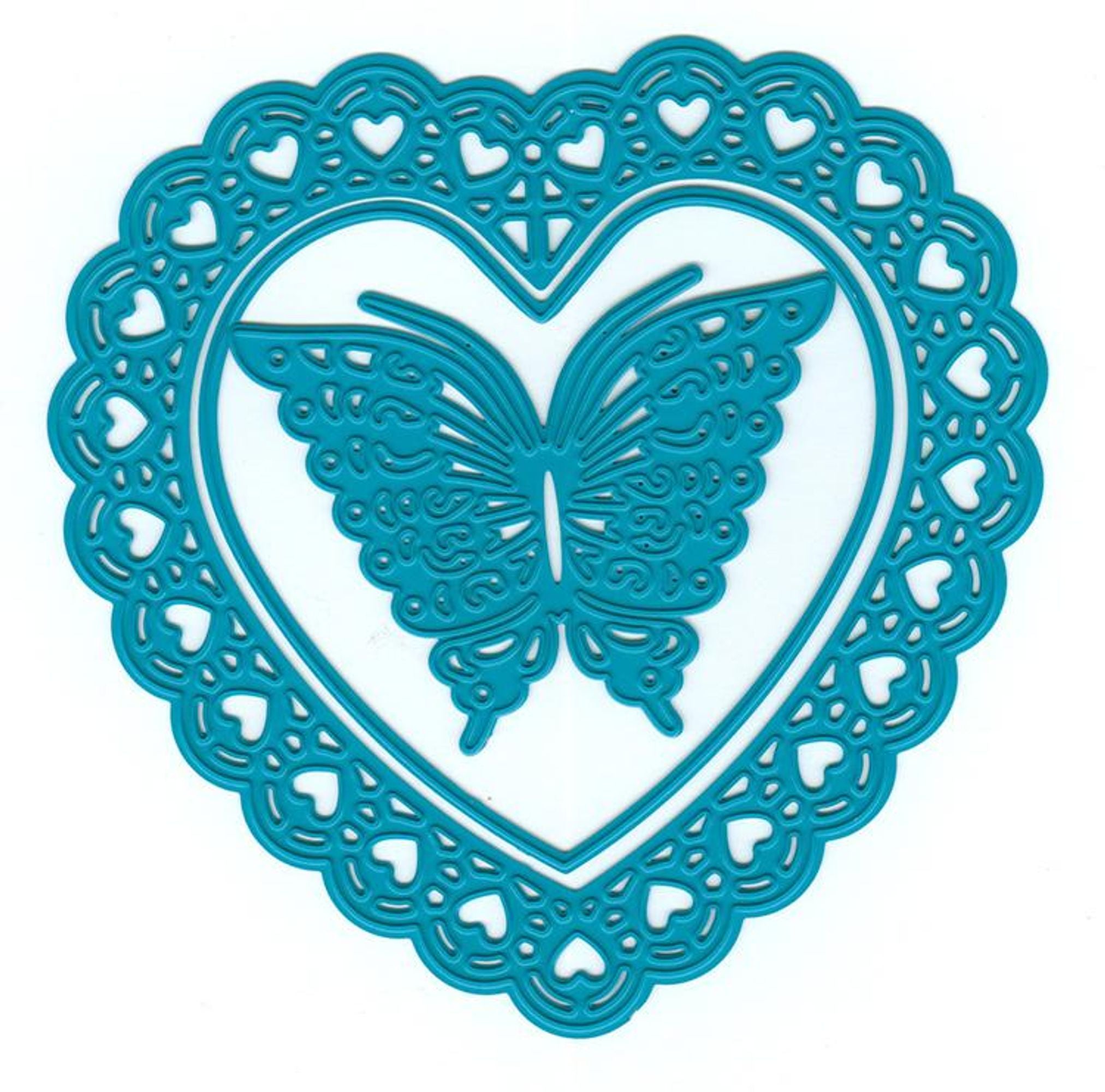 Joy! Crafts Cutting and Embossing Die (3pcs) - Open heart + Butterfly