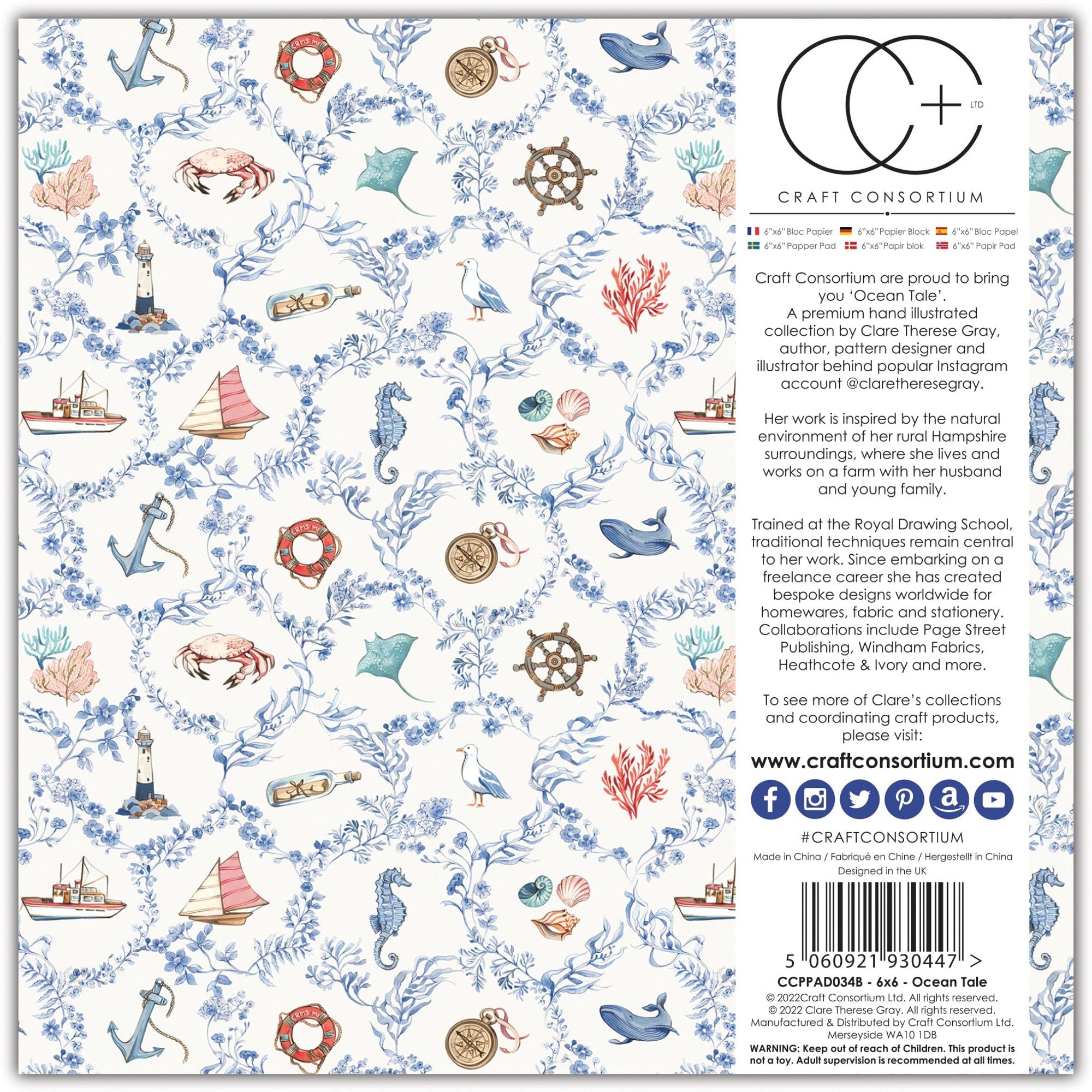 Craft Consortium Double-Sided Paper Pad 6X6 - It's Snome Time 2 - CL -  Kat Scrappiness