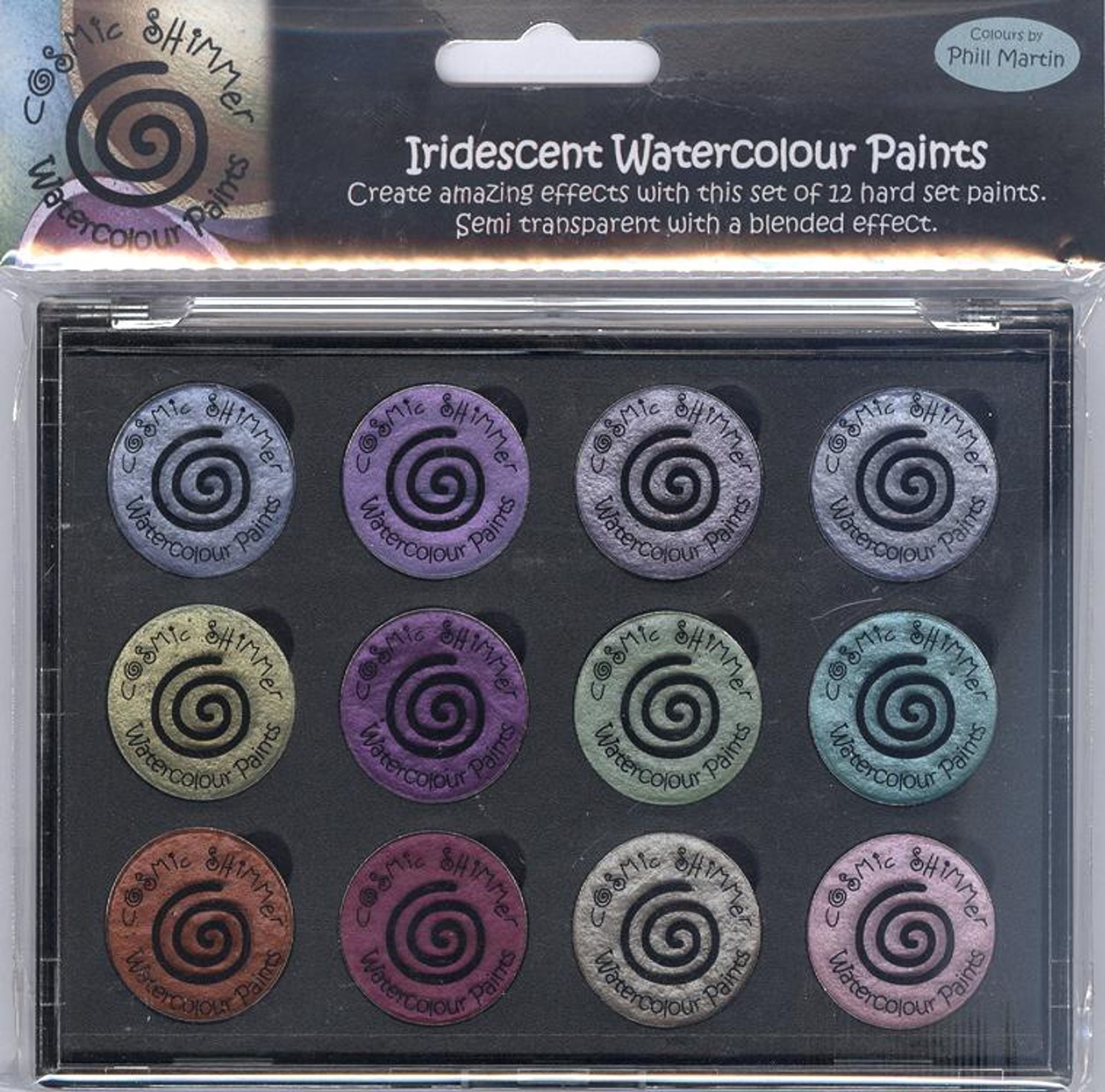 Cosmic Shimmer Iridescent Watercolour Pallet set  - Chic & Frosted