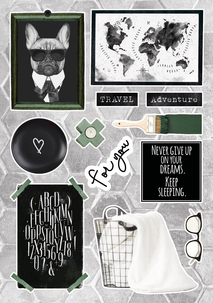 Mixed Paper Pad Pattern Paper Essentials 148x210mm nr.161