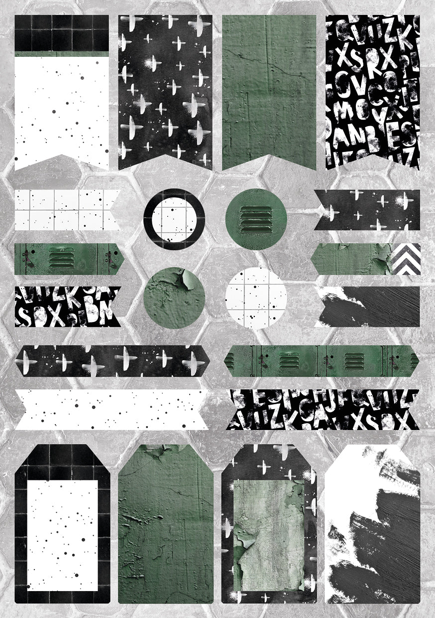 Mixed Paper Pad Pattern Paper Essentials 148x210mm nr.161