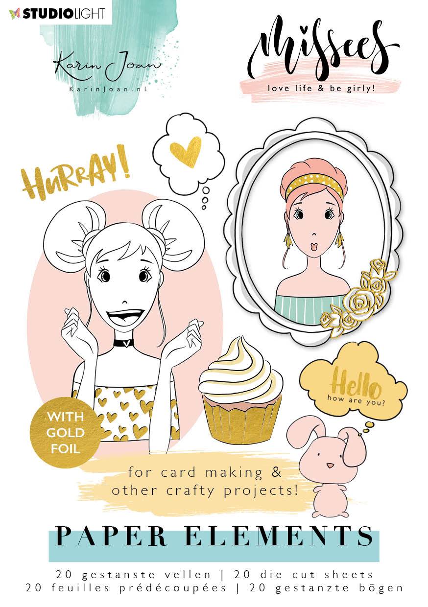 Karin Joan Die Cut Block Missees Collection 148x210mm 20 SH nr.03