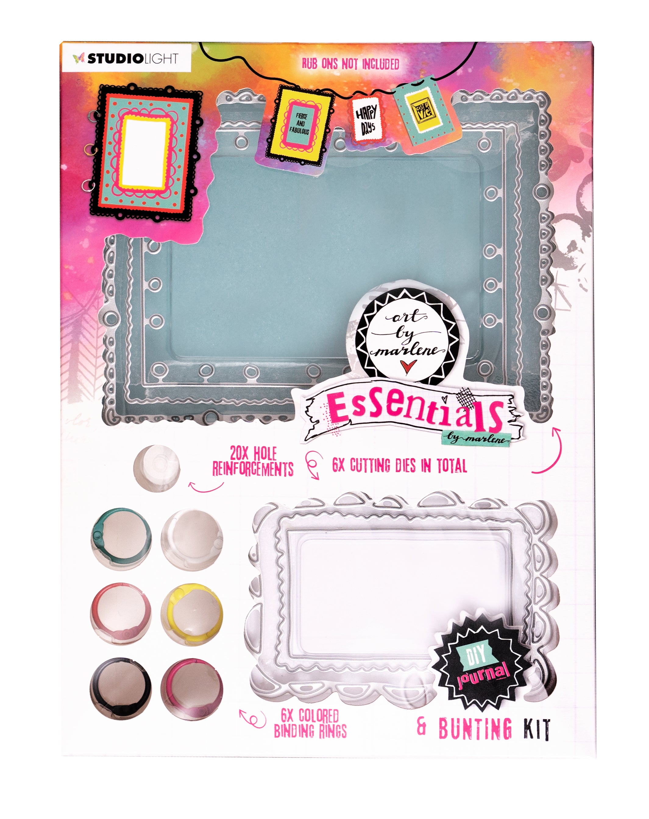 ABM Journal DIY Journal And Bunting Kit Essentials 180x240x35mm 1 PC nr.06