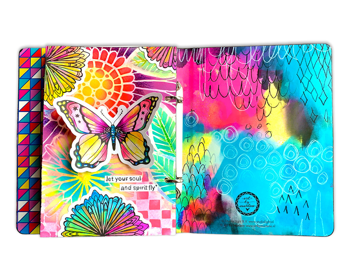 ABM Paper Elements Fabulous Florals Signature Collection 130x105x3mm 16 PC nr.01