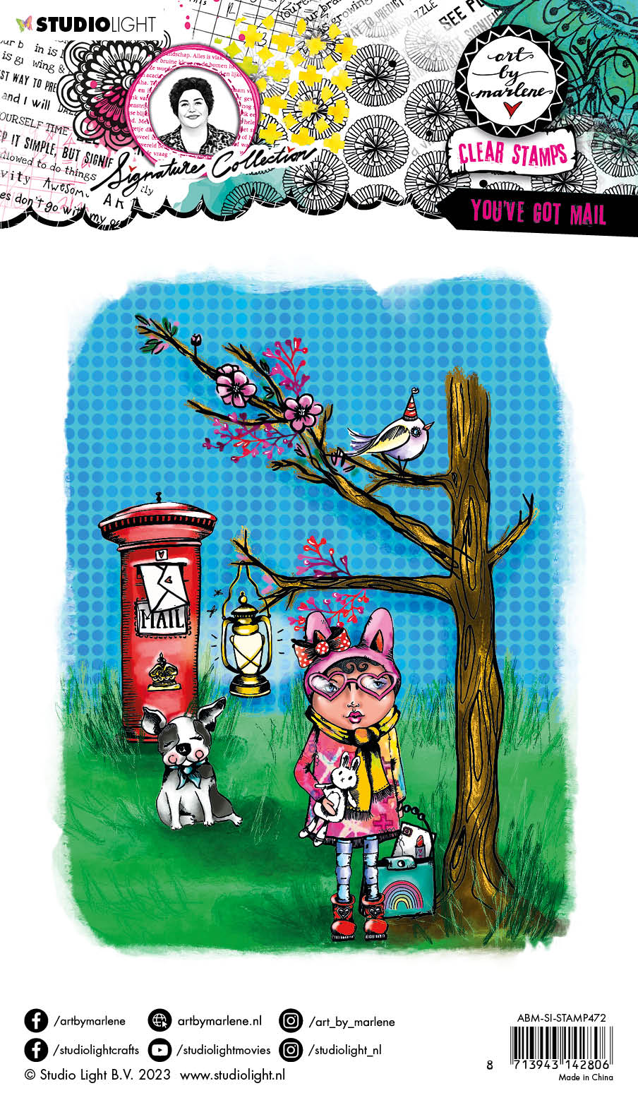 ABM Clear Stamp You've Got Mail Signature Collection 265x153x1mm 13 PC nr.472