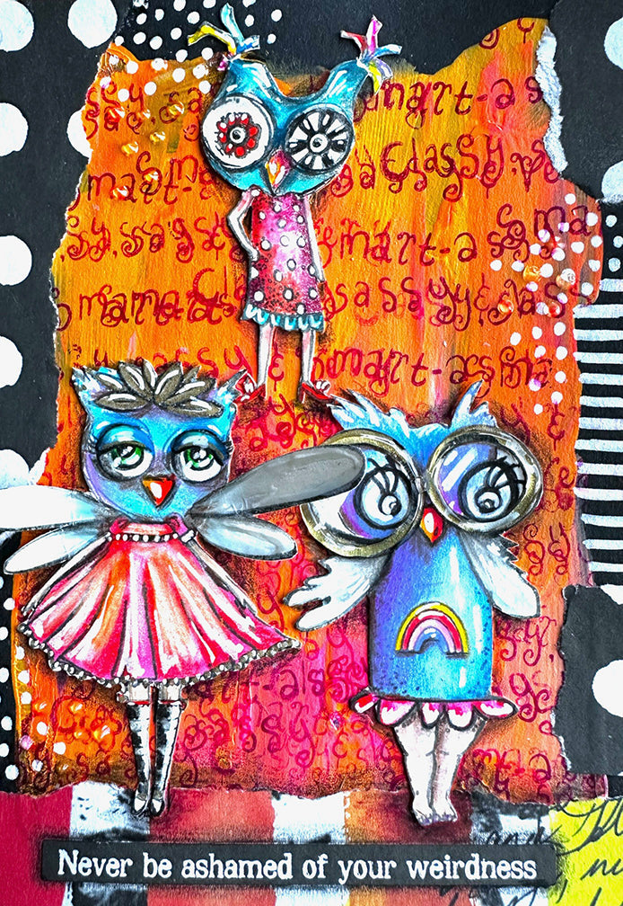 ABM Clear Stamp Fancy Girls Signature Collection 148x210x3mm 12 PC nr.638