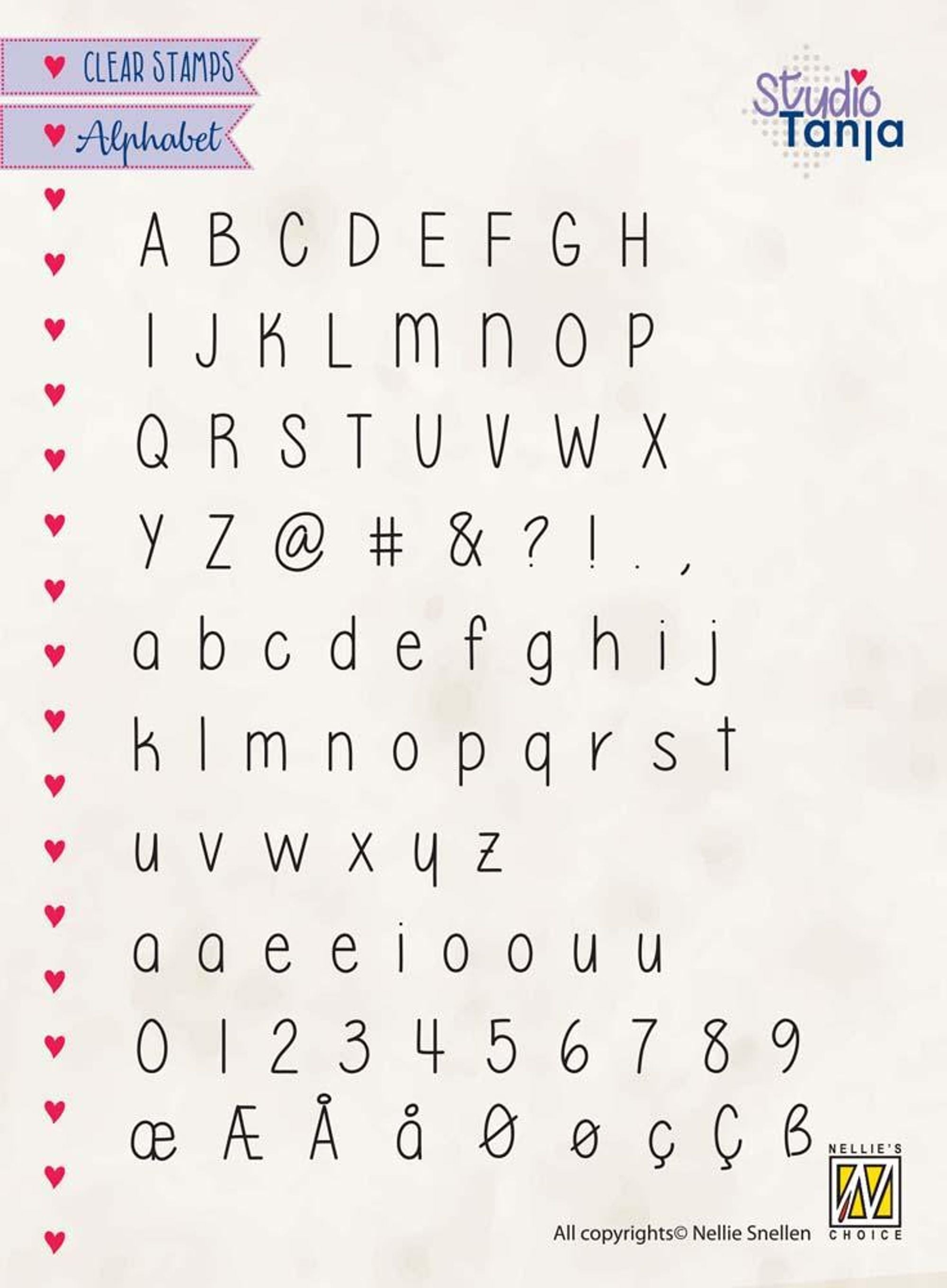 Clear Stamps Alphabet Lars 2