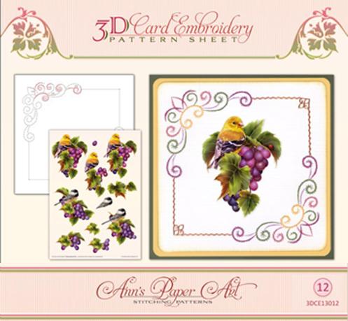 Ann's Paper Art - Embroidery patterns and flower sheets