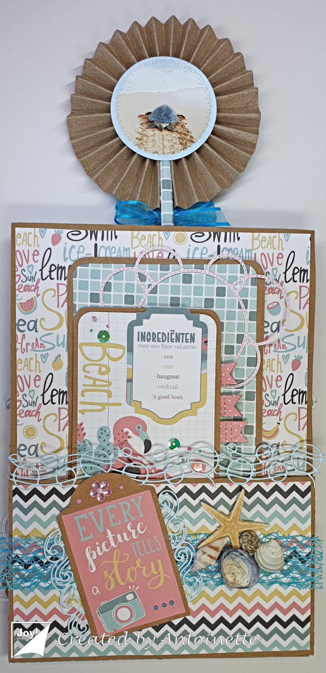 Cutting Sheets A4 - At The Beach 5 Sheets