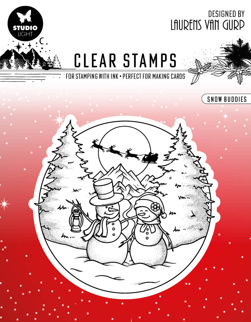BL Clear Stamp Snow Buddies Essentials 120x120x3mm 1 PC nr.299