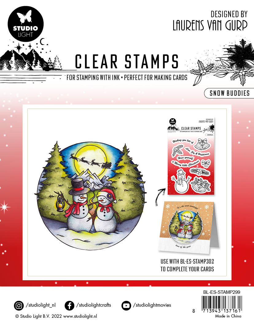 Bl Clear Stamp Snowflake Essentials 105x148mm nr.113