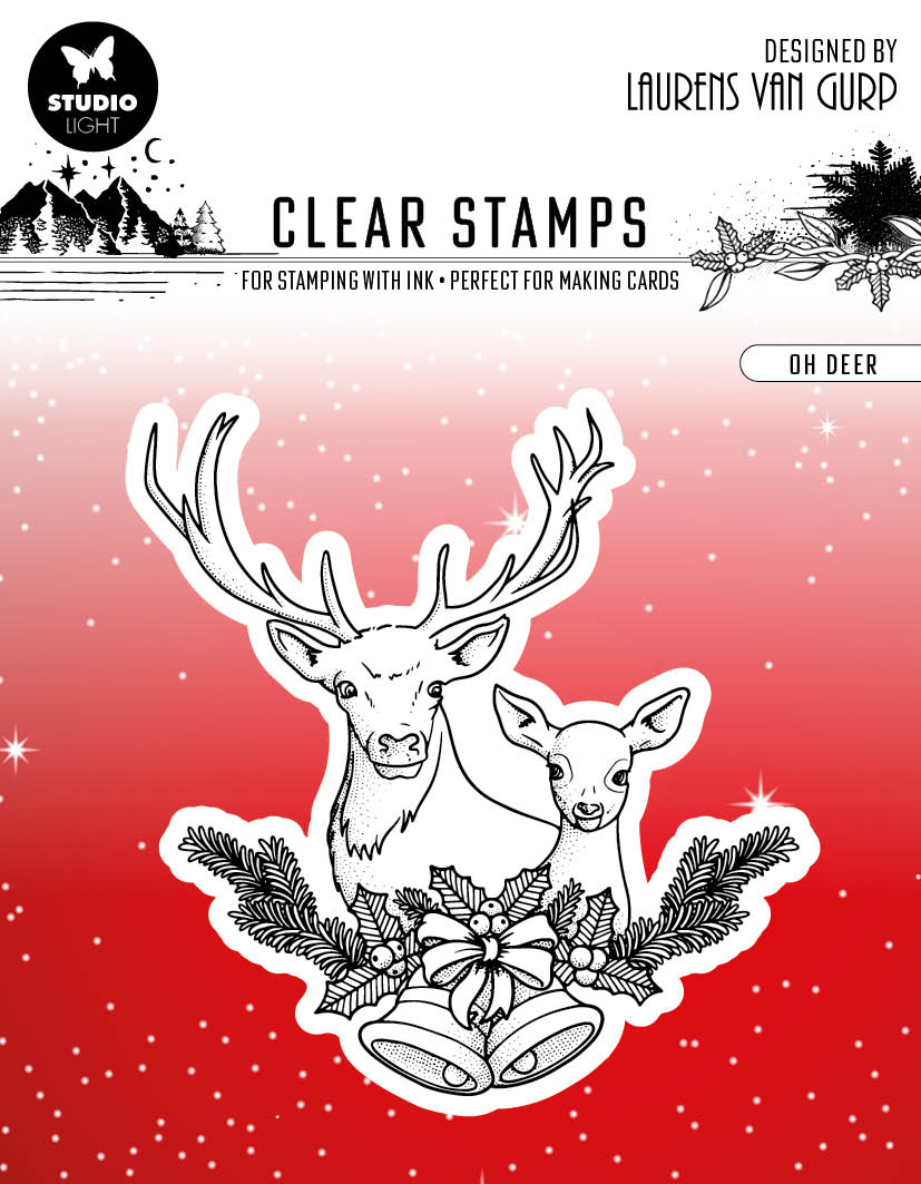 BL Clear Stamp Oh Deer Essentials 120x120x3mm 1 PC nr.301
