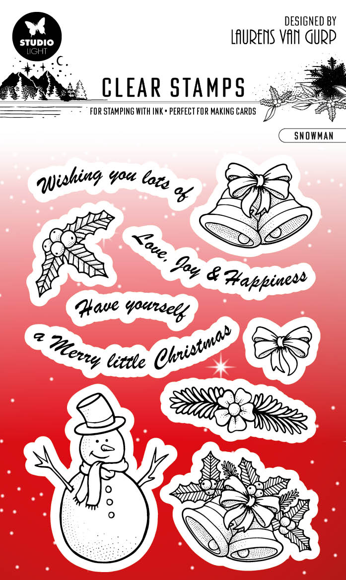 BL Clear Stamp Snowman Essentials 105x148x3mm 10 PC nr.302