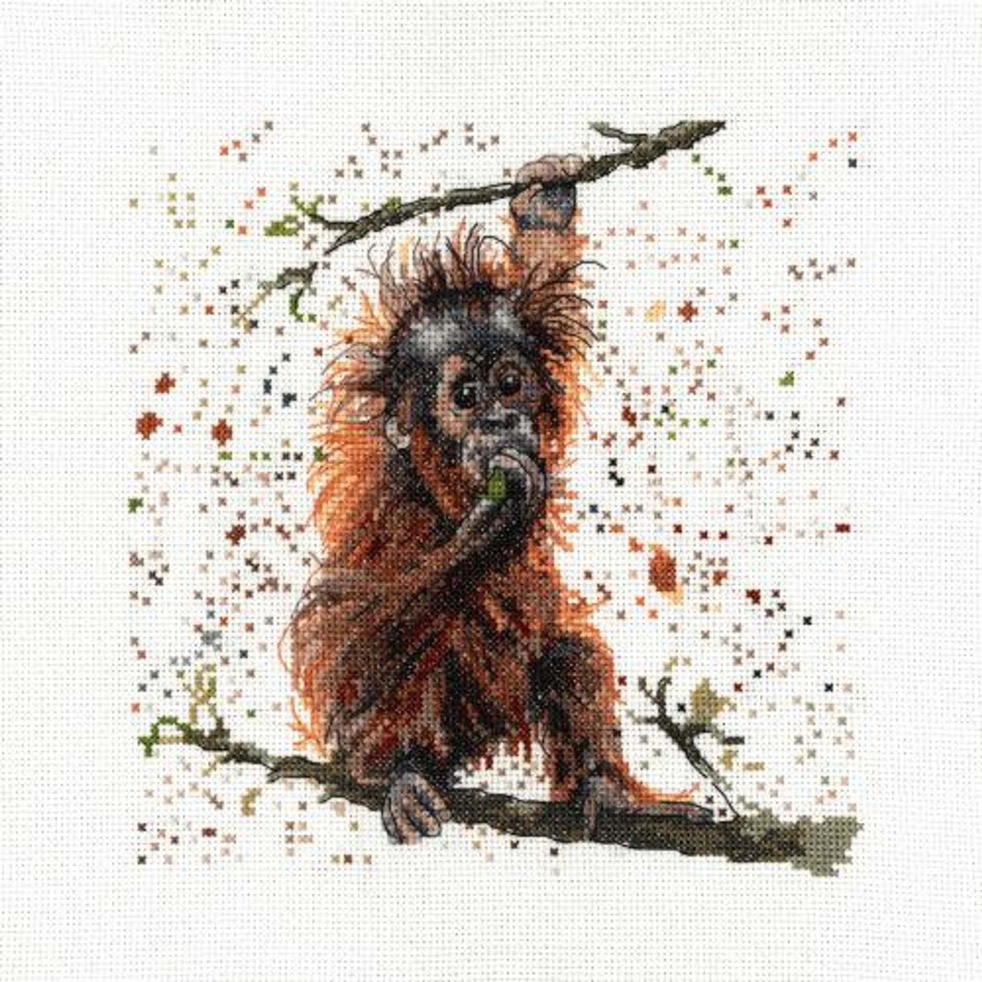 Bree Merryn Counted Cross Stitch Kit Otis The Orangutan