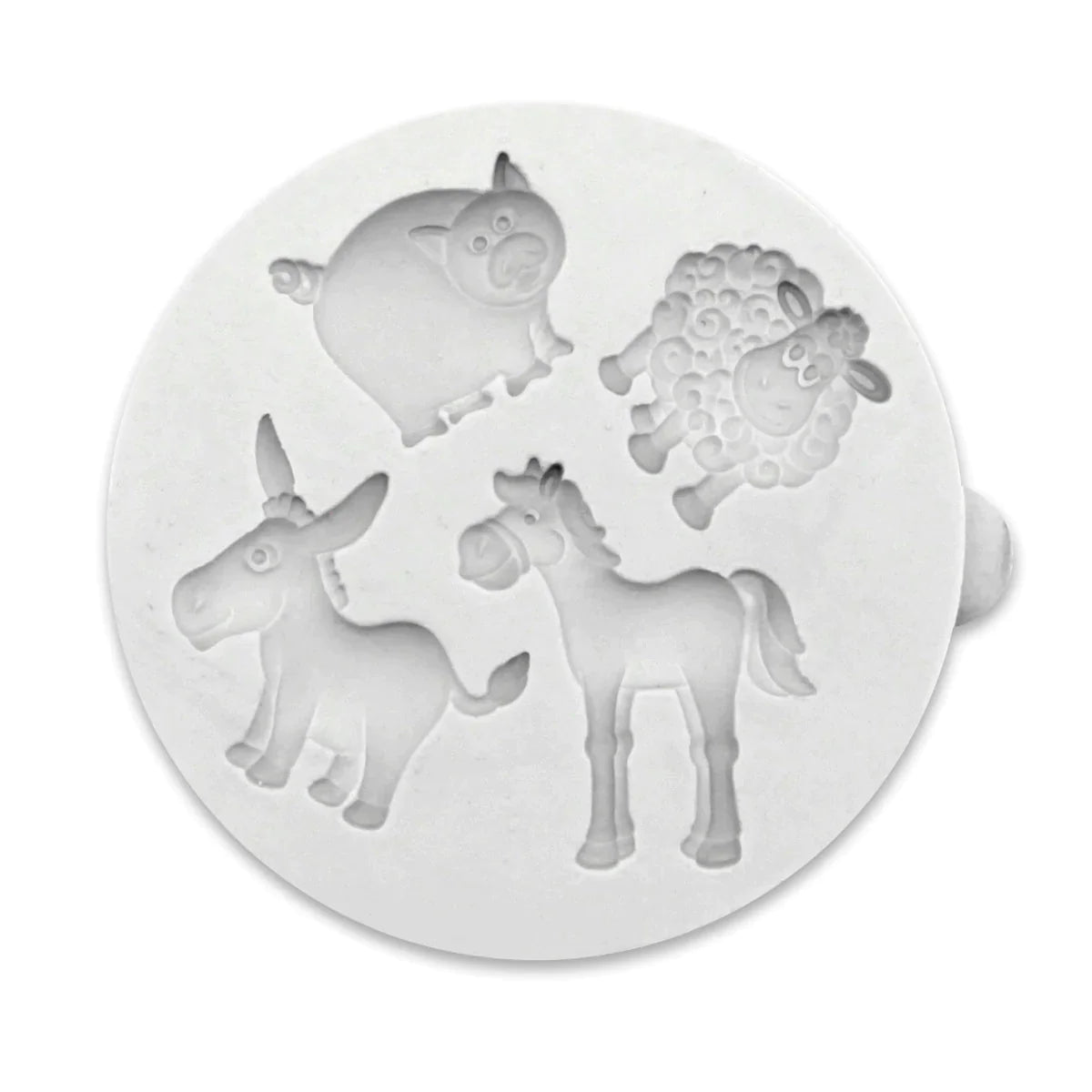 Miniature Farm Animals Silicone Mould