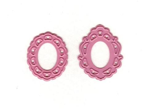 Cameo Dies - Two Vintage Oval Frames
