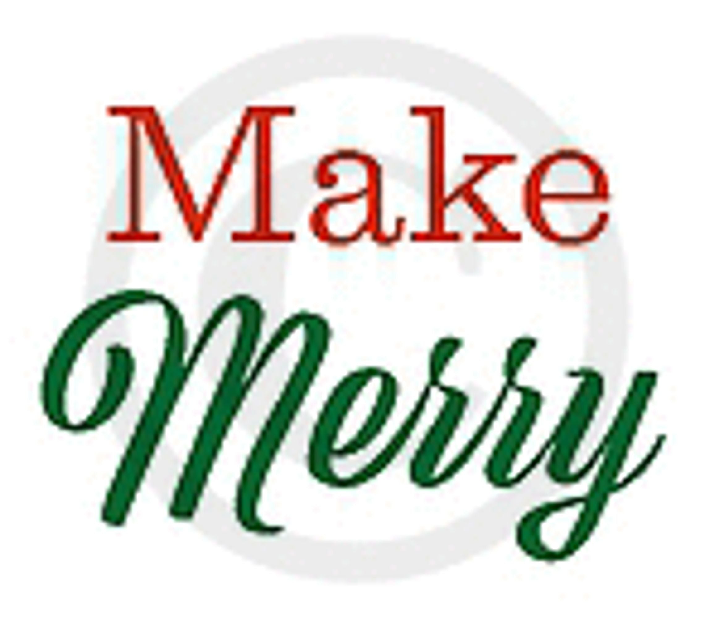 Frog's Whiskers Ink Stamp - Make Merry