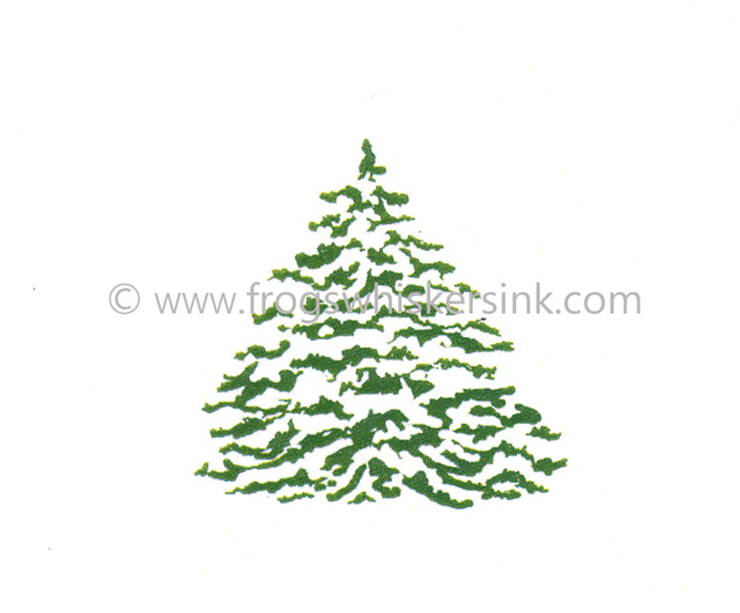 Frog's Whiskers Ink Stamps - Snowy Tree