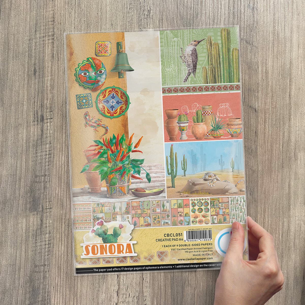 Ciao Bella Sonora Creative Pad A4 9/Pkg