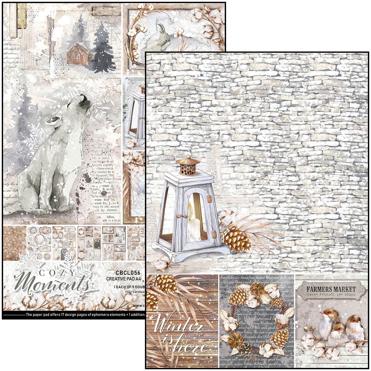 Cozy Moments Pad A4 9/Pkg