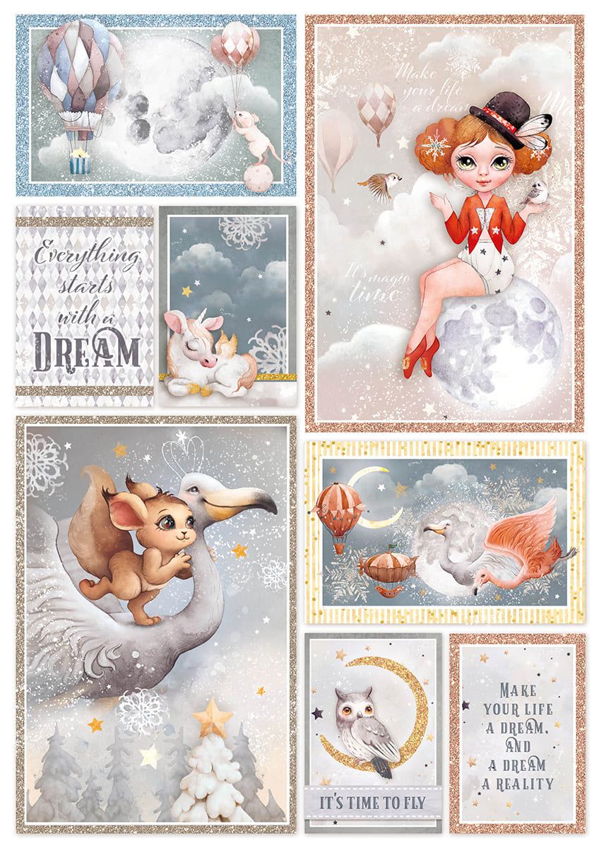 Dreamland Creative Pad A4 9/Pkg