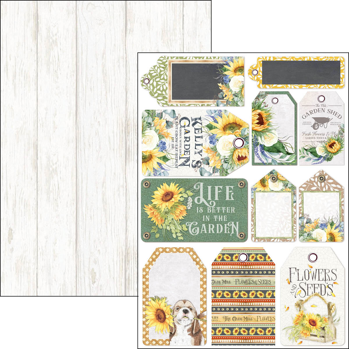 Ciao Bella Farmhouse Garden Creative Pad A4 9/Pkg