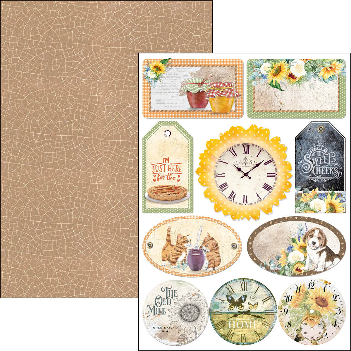 Ciao Bella Farmhouse Garden Creative Pad A4 9/Pkg