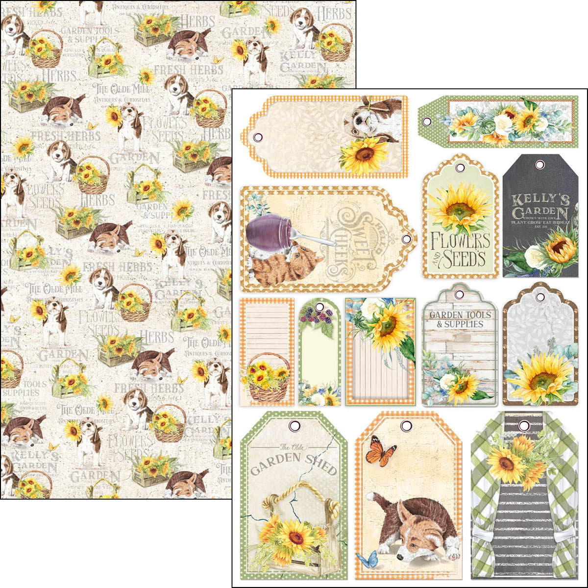 Ciao Bella Farmhouse Garden Creative Pad A4 9/Pkg