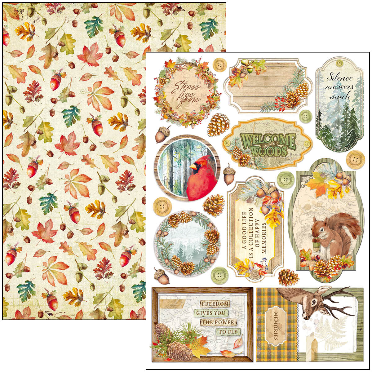 Ciao Bella Into The Wild Creative Pad A4 9/Pkg