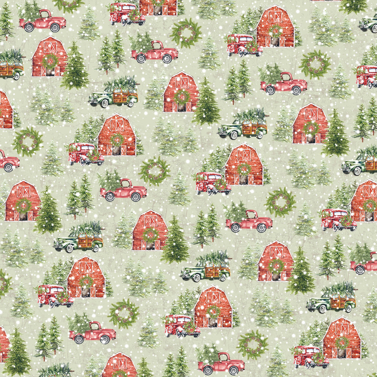 Christmas Vibes Pad 8x8 12/Pkg