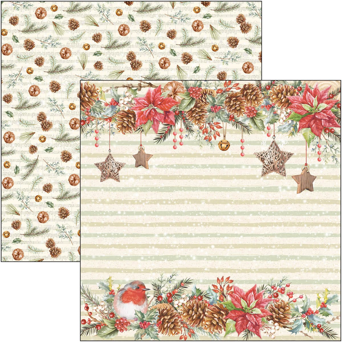 Christmas Vibes Pad 8x8 12/Pkg