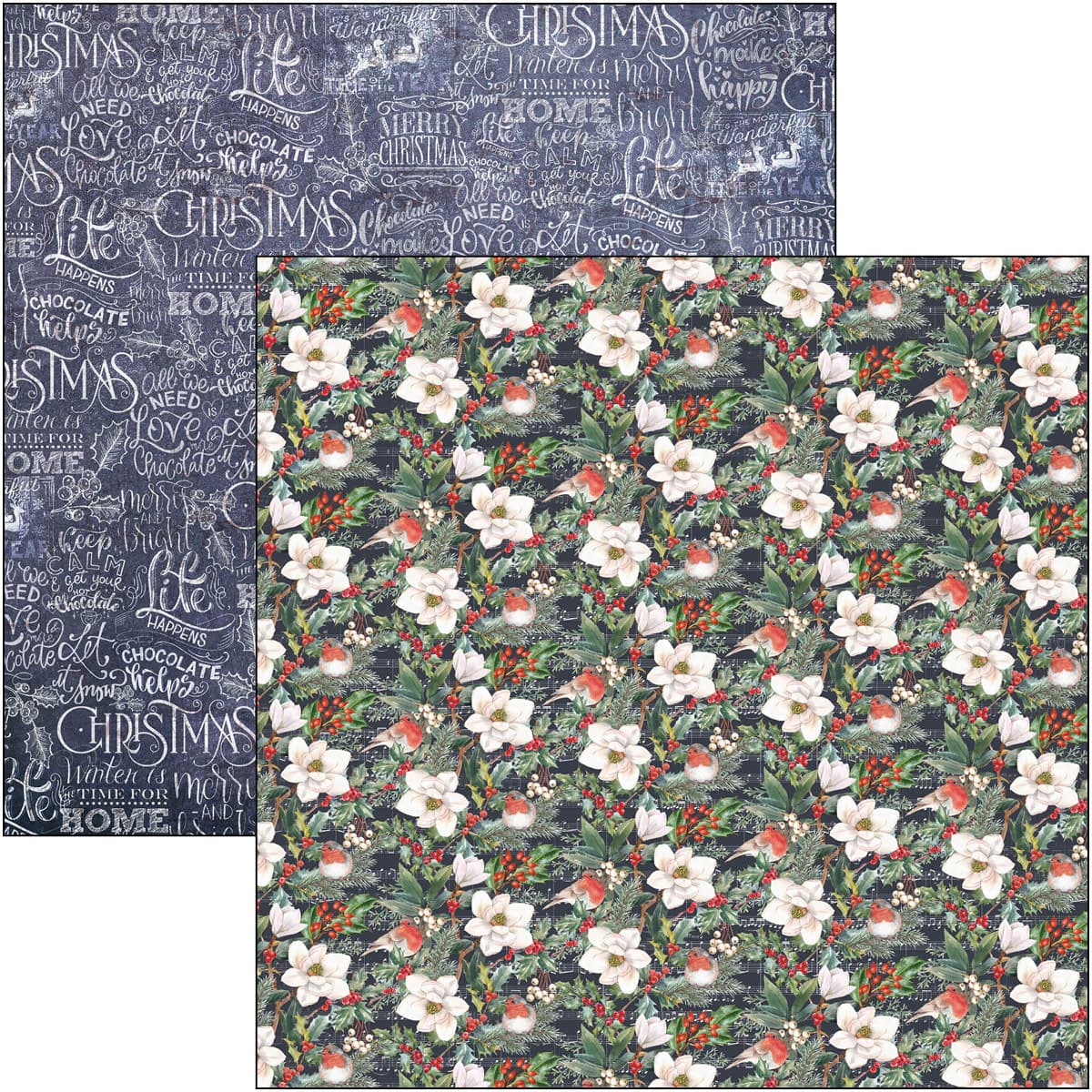 Christmas Vibes Pad 8x8 12/Pkg