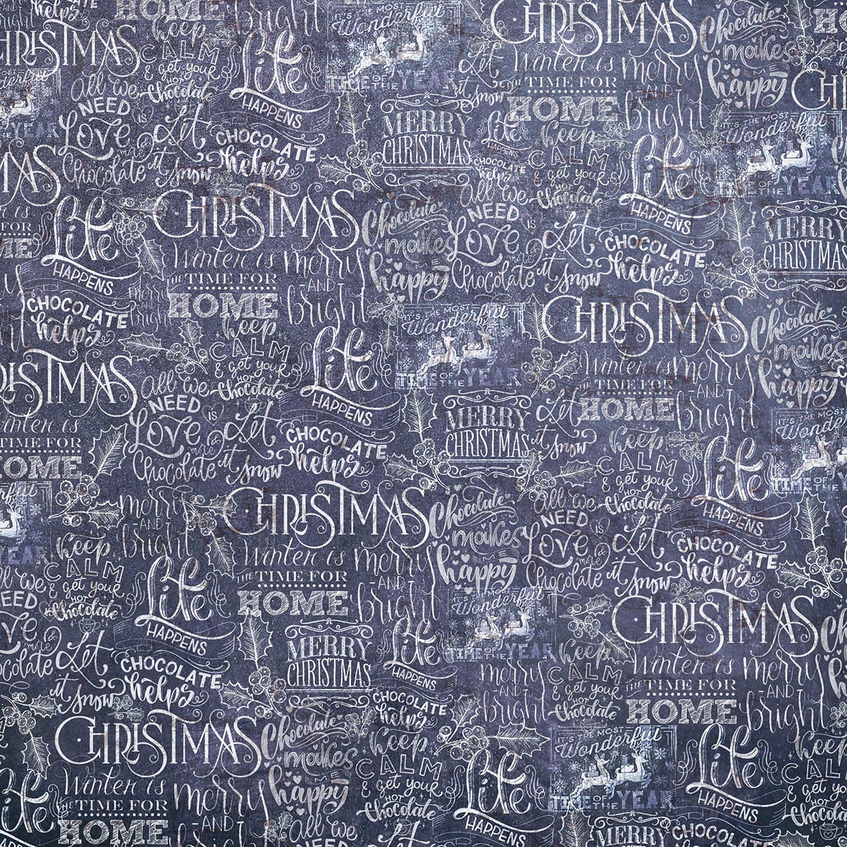 Christmas Vibes Pad 8x8 12/Pkg