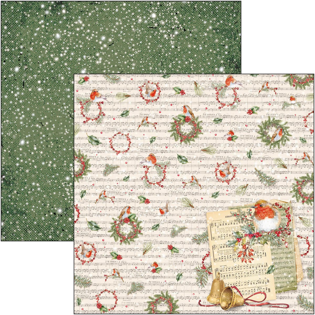Christmas Vibes Pad 8x8 12/Pkg