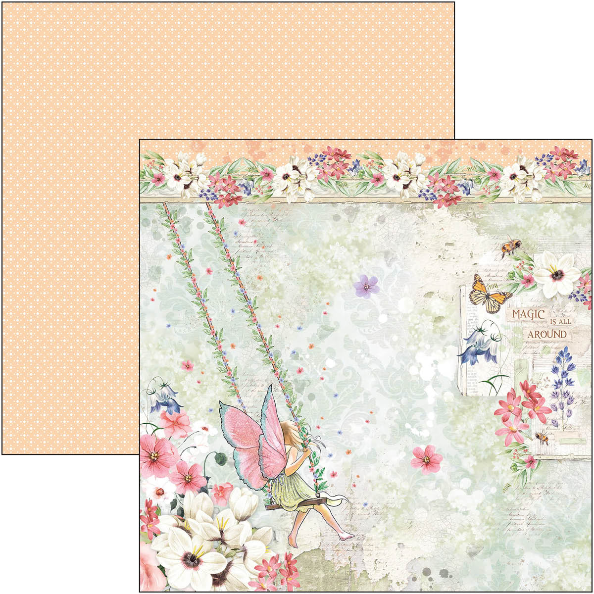 Ciao Bella Enchanted Land Paper Pad 8"x8" 12/Pkg