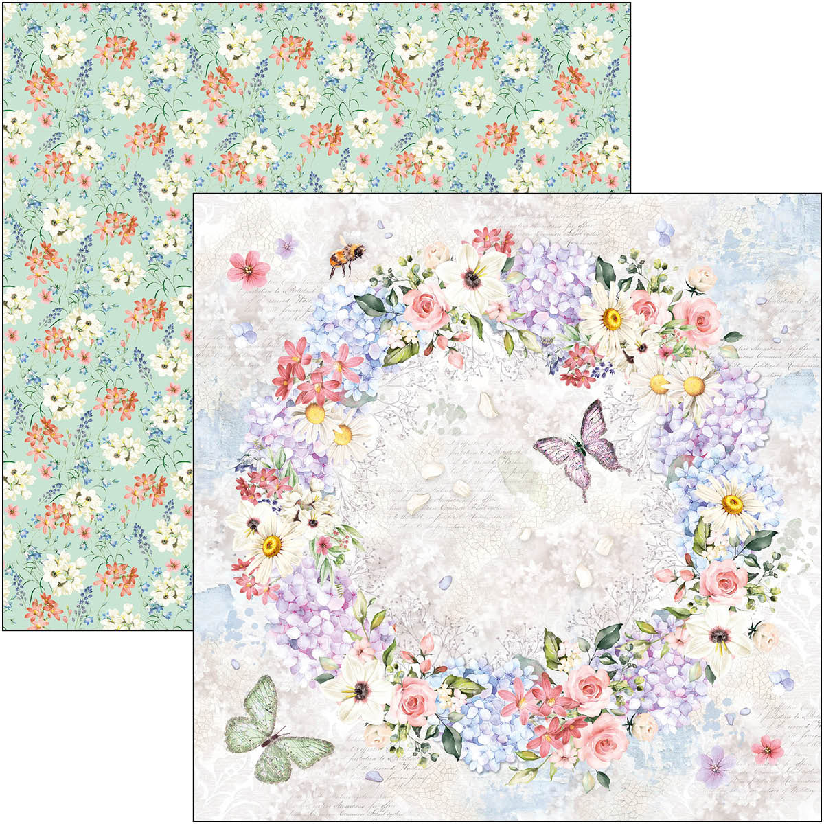 Ciao Bella Enchanted Land Paper Pad 8"x8" 12/Pkg