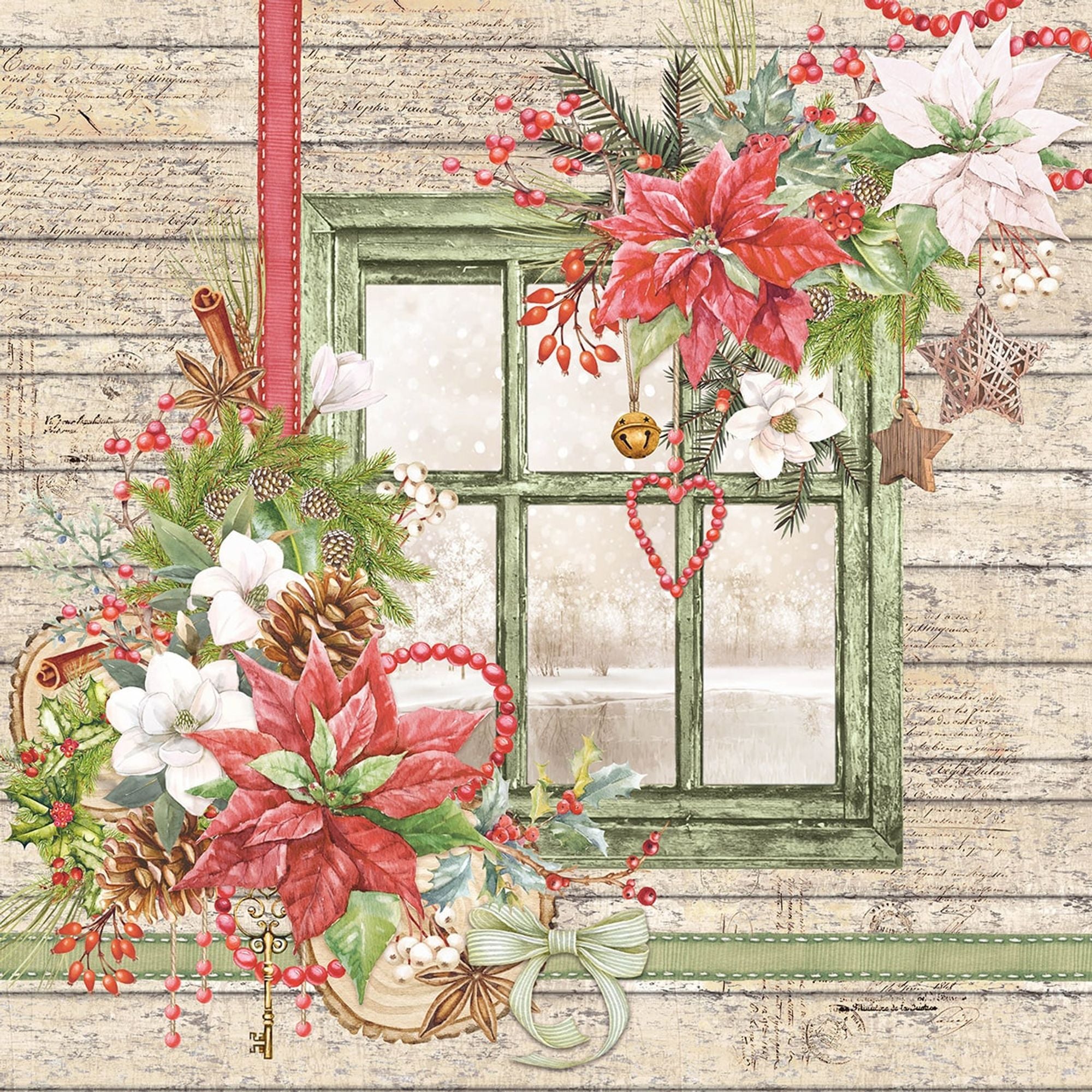 Christmas Vibes Pad 12x12 12/Pkg