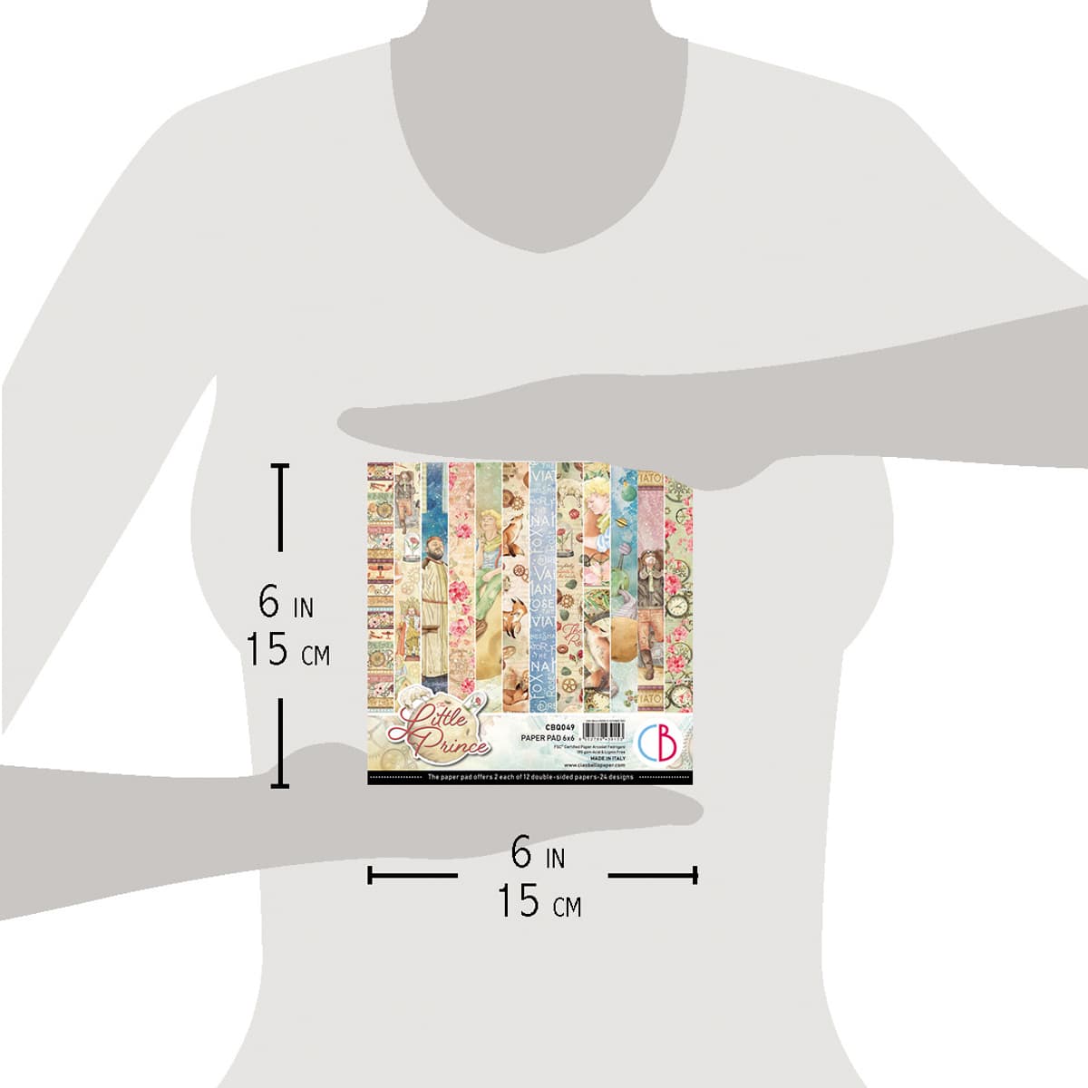 Ciao Bella The Little Prince Paper Pad 6"x6" 24/Pkg