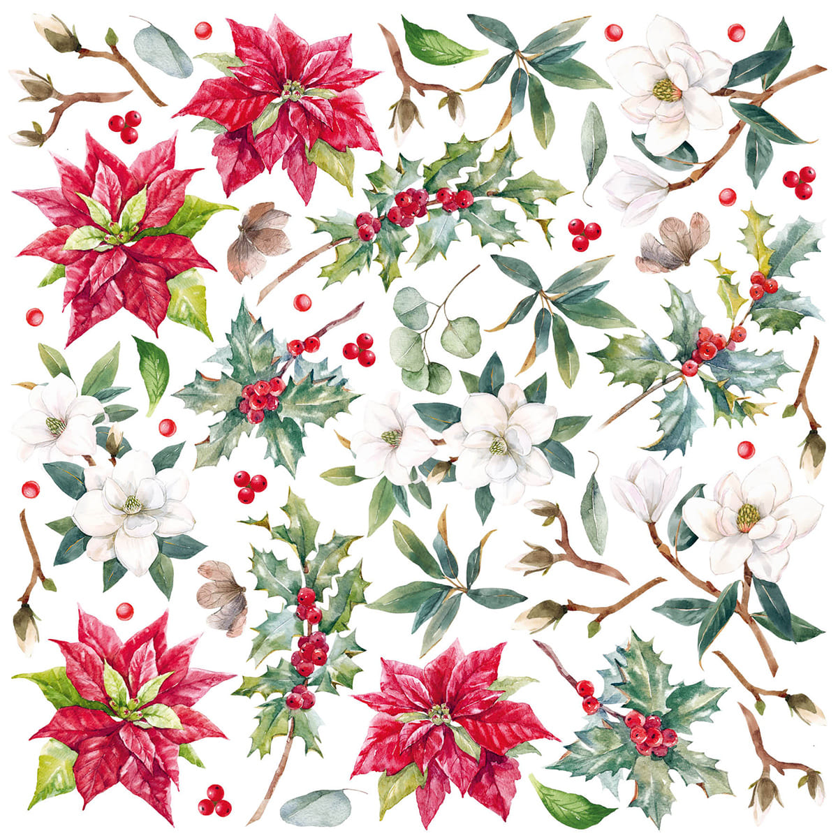 Christmas Vibes Pad 6x6 24/Pkg