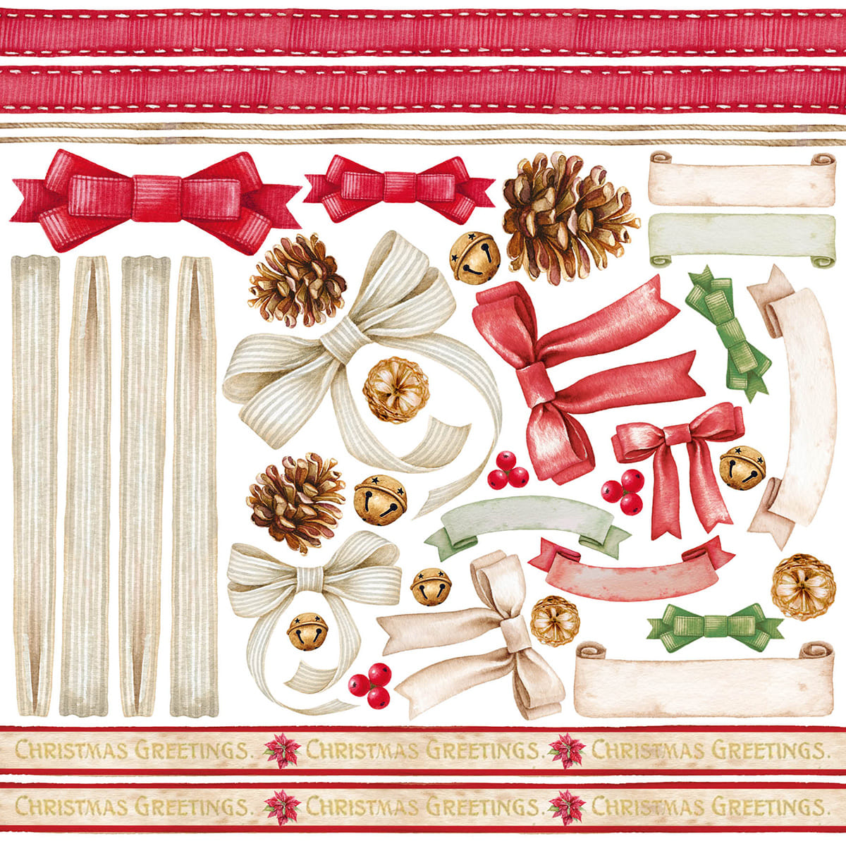 Christmas Vibes Pad 6x6 24/Pkg