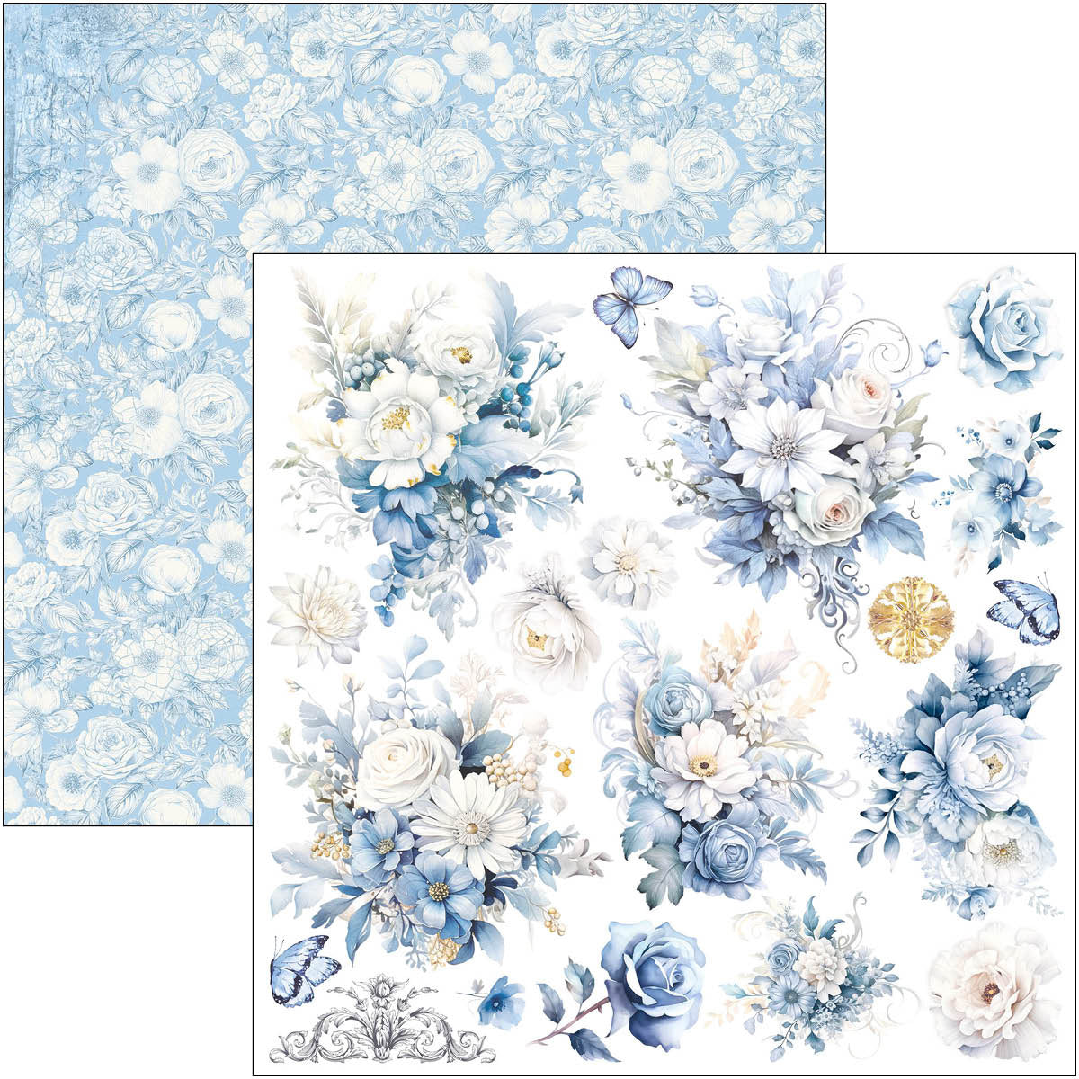 Midnight Spell Fussy Cut Pad 6"x6" 24/Pkg