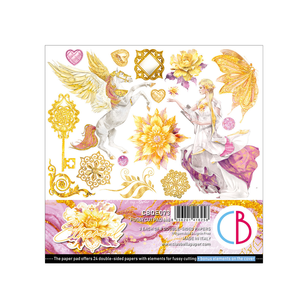 Ethereal Fussy Cut Pad 6"x6" 24/Pkg