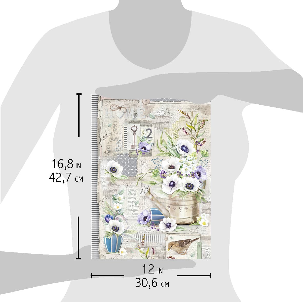 Ciao Bella Rice Paper A3 Anemones - 3 Sheets